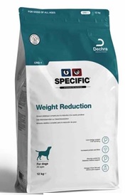 Exemplo de ração para controle de peso. O seu veterinário tem várias ferramentas de aconselhamento para lhe dar sugestões sobre as dietas mais aconselhadas