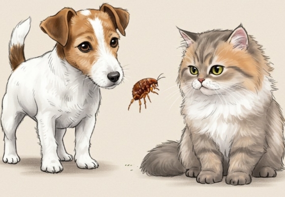 Dermatite Alérgica à Picada da Pulga (DAPP) em cães e gatos